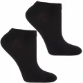 Czarne skarpetki damskie stopki Moraj z lyocellem rozmiar 38-41
