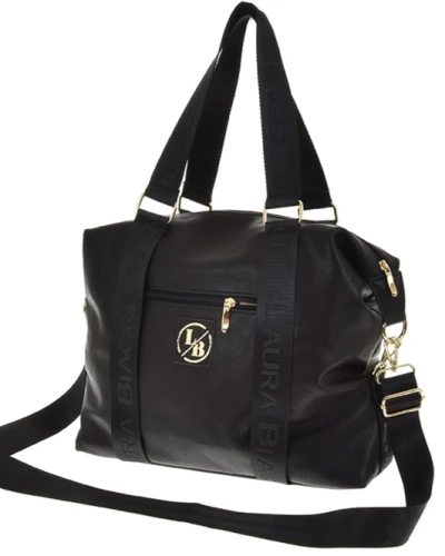 Torebka shopper sportowa z regulowanym paskiem – Laura Biaggi