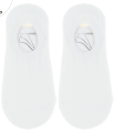 Moraj damskie skarpetki stopki bawełniane białe