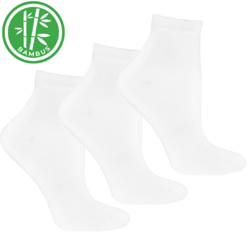 białe damskie stopki bambusowe rozmiar 38-41