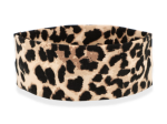 Opaska do włosów w panterkę – elastyczna, tkaninowa
