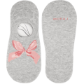 Szare stopki damskie z kokardką – Moraj