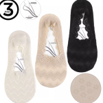 Damskie stopki koronkowe Moraj 3-pak | Eleganckie i wygodne | Rozmiar 38–41
