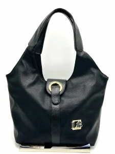 Laura Biaggi shopperka damska czarna – duża torba na ramię